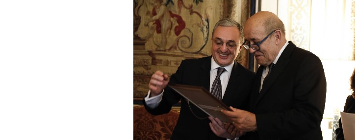 Главы МИД Армении и Франции придают важность продвижению мирного урегулирования карабахского конфликта