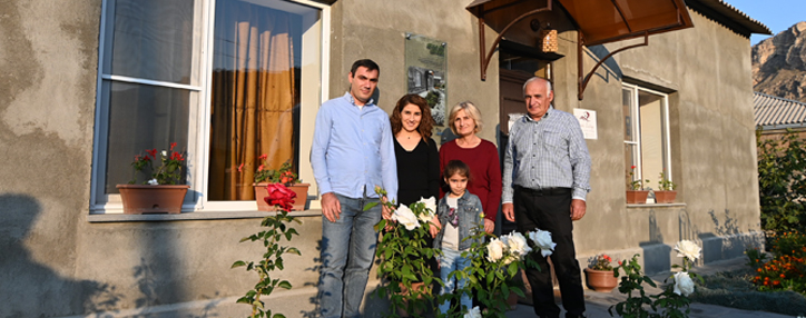 Территория гостевого дома "Арени тнак" увеличена благодаря поддержке федерации АКБА (ВИДЕО)