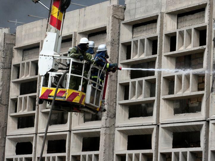 «Սպայկա» ընկերության շենքում բռնկված հրդեհը մարվել է