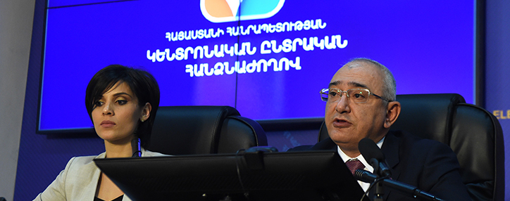 Центризбирком огласил результаты электронного голосования на выборах в НС Армении