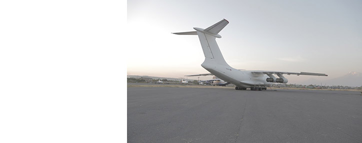 Second plane with Armenian humanitarian aid off to Syria