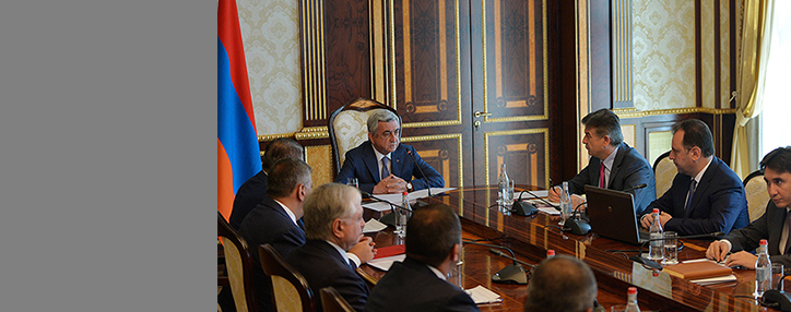 Серж Саргсян обсудил законопроекты военной сферы на Совете нацбезопасности