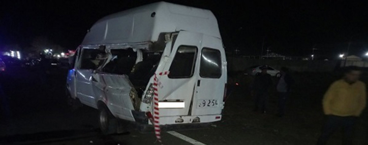Four people killed after minibus hit by truck in Armenia