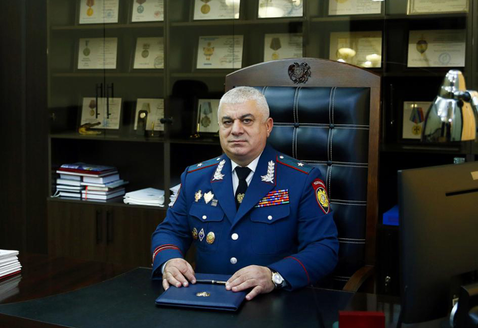 Chief of Police, Deputy Interior Minister of Armenia dismissed from post