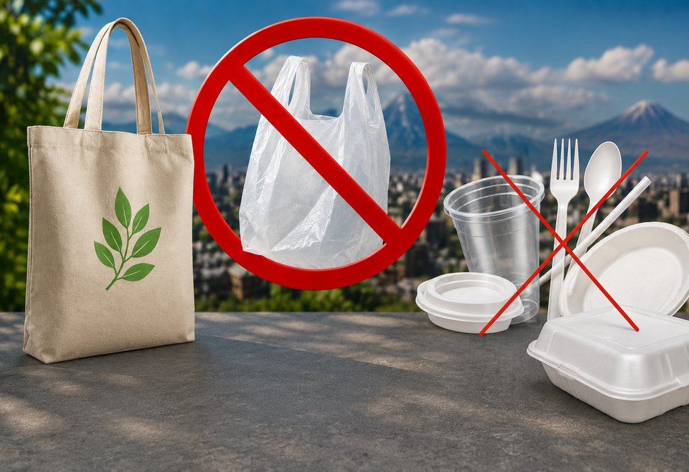 Plastic bags, cups, and utensils will be banned in Armenia starting in 2027