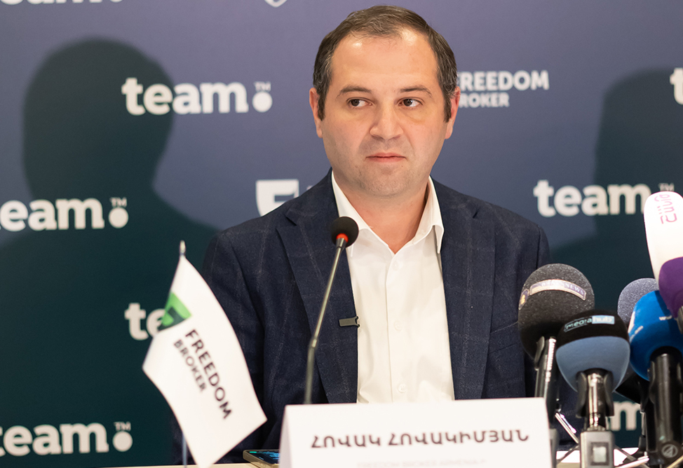 Armenia has seen a "quantum leap" in the presence of foreign investors, says Freedom Broker Armenia Director