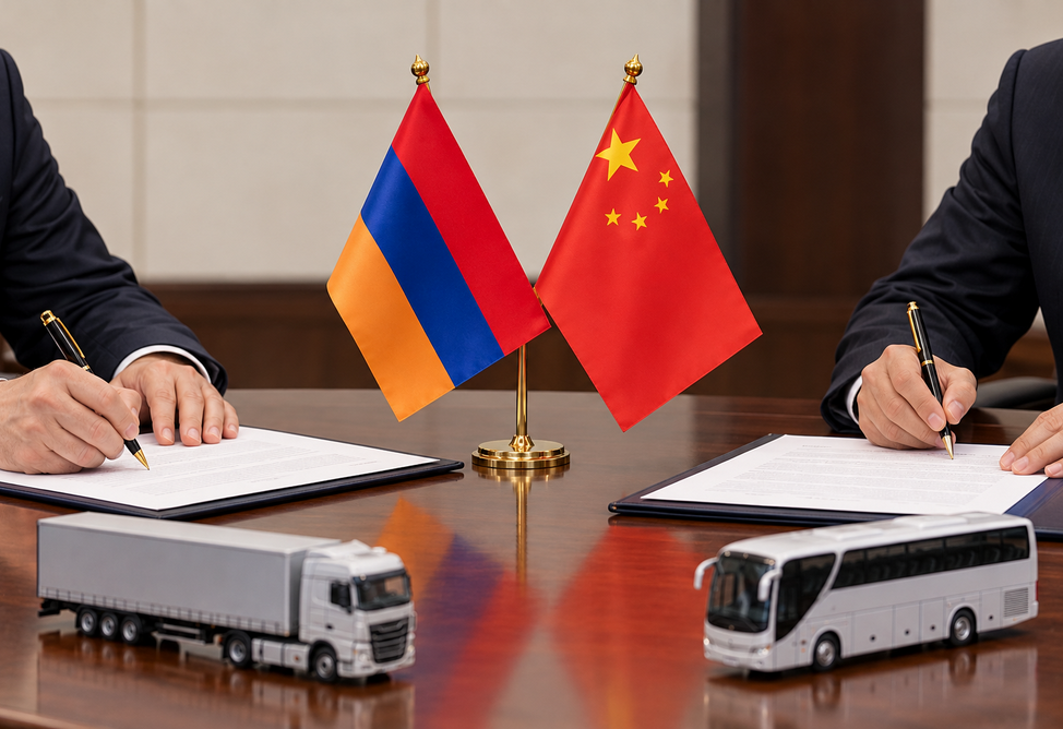 Armenia and China sign agreement on international road transport of passengers and cargo