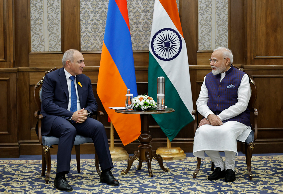 India and Armenia intend to develop cooperation in defense, IT and space - Modi on meeting with Pashinyan