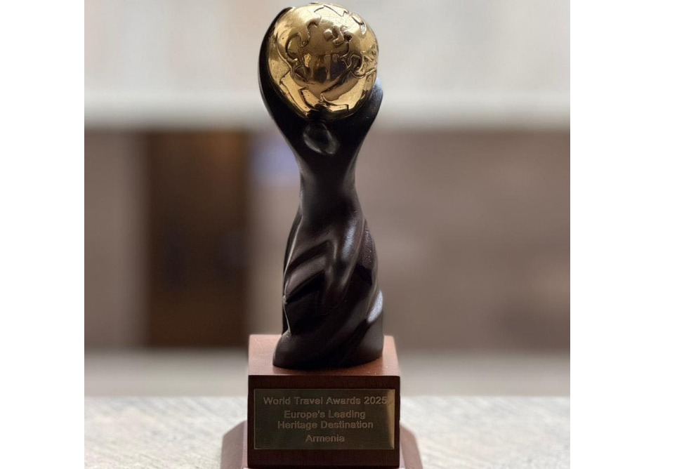 Армения награждена «туристическим Оскаром» как ведущее направление европейского наследия