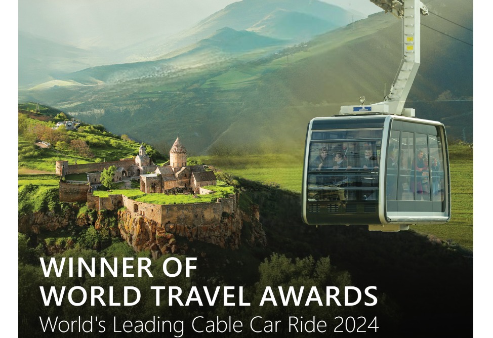 ‘’Wings of Tatev’’ cable car in Armenia wins prestigious World Travel Awards for the third time