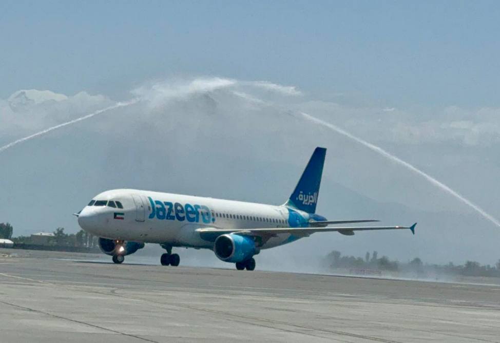 В ереванском аэропорту «Звартноц» встретили первый рейс лоукостера «Jazeera Airways» из Кувейта В ереванском аэропорту «Звартноц» встретили первый рейс лоукостера «Jazeera Airways» из Кувейта