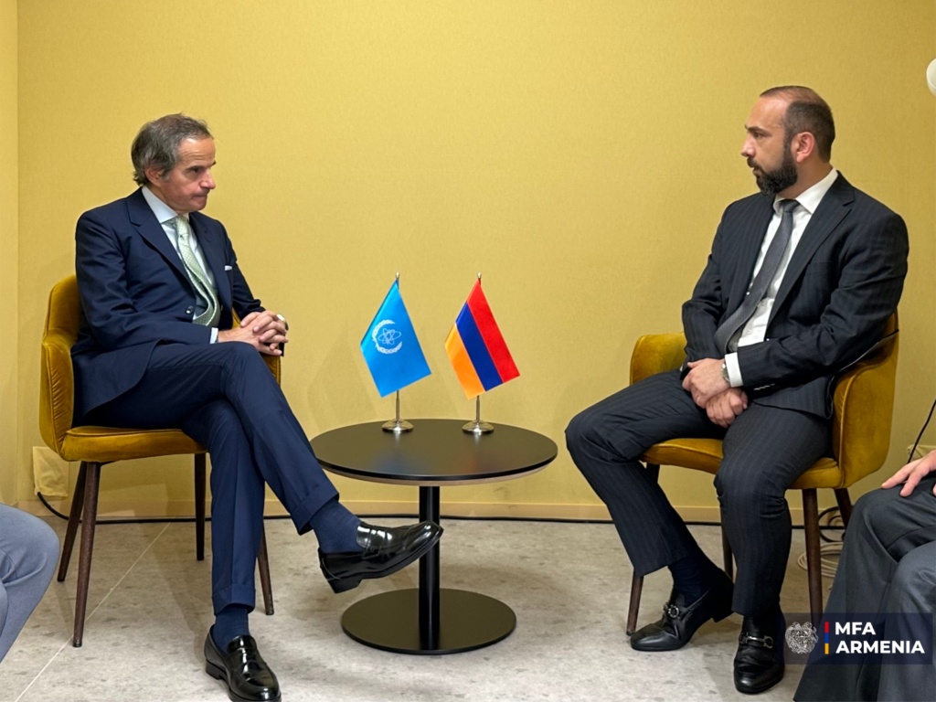 Mirzoyan and Grossi discussed priorities in nuclear energy and international cooperation between Armenia and the IAEA