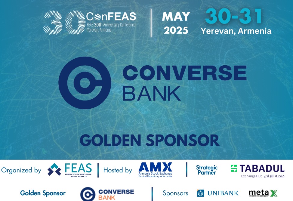 Կոնվերս Բանկը ConFEAS 2025-ի Ոսկե հովանավորն է Կոնվերս Բանկը ConFEAS 2025-ի Ոսկե հովանավորն է