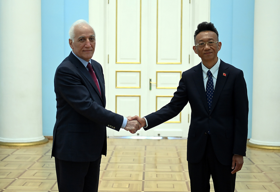 Armenian President and New Chinese Ambassador Discuss Economic Cooperation Armenian President and New Chinese Ambassador Discuss Economic Cooperation