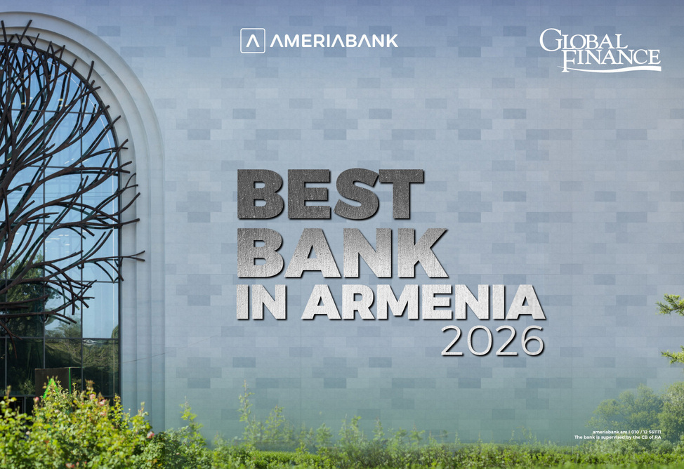 Ameriabank named the Best Bank in Armenia for 2026 by Global Finance magazine