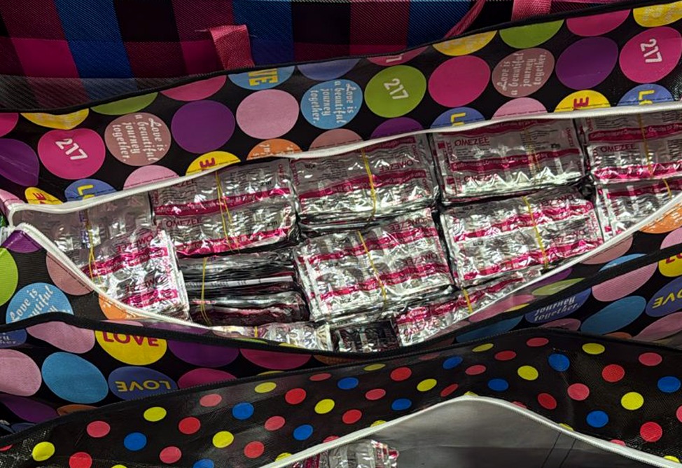 Այրումի մաքսակետում հայտնաբերվել է շուրջ 45.5 կգ թաքցված դեղորայք (ՎԻԴԵՈ)