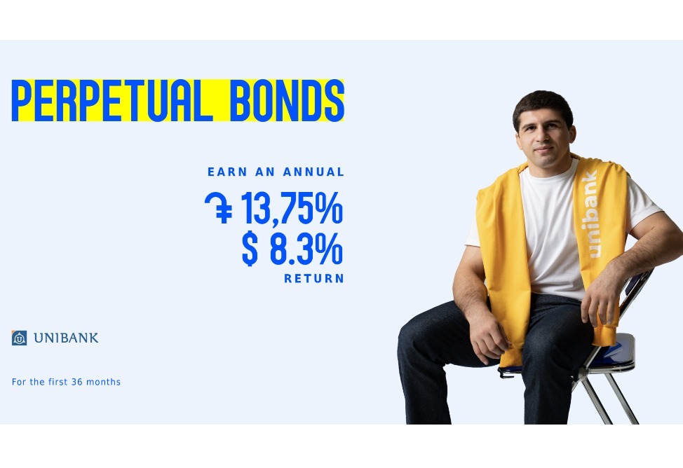 Unibank Issues the First in Armenia Perpetual Bonds 