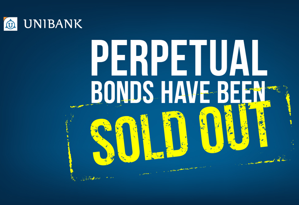 Unibank Completed the Placement of Its Third Issuance of Perpetual Bonds