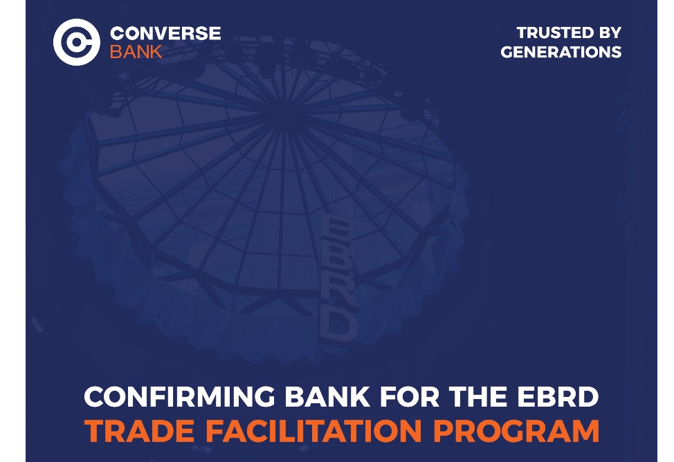 Converse Bank has been included in the list of Confirming Banks of the EBRD TFP