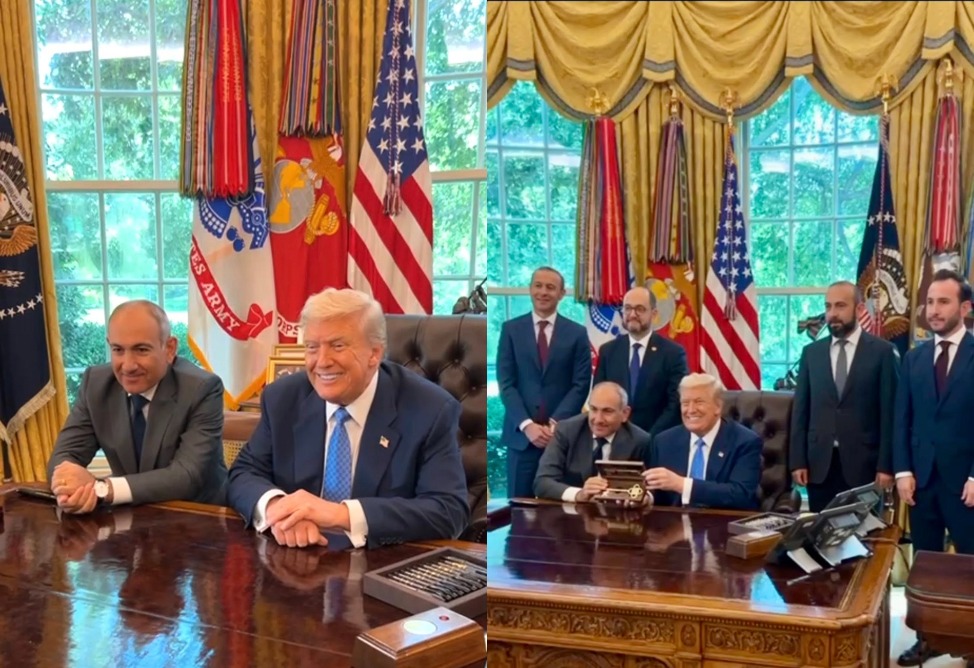 Փաշինյանն ու Թրամփը ստորագրել են 3 ոլորտներին վերաբերող փոխըմբռնման հուշագրեր