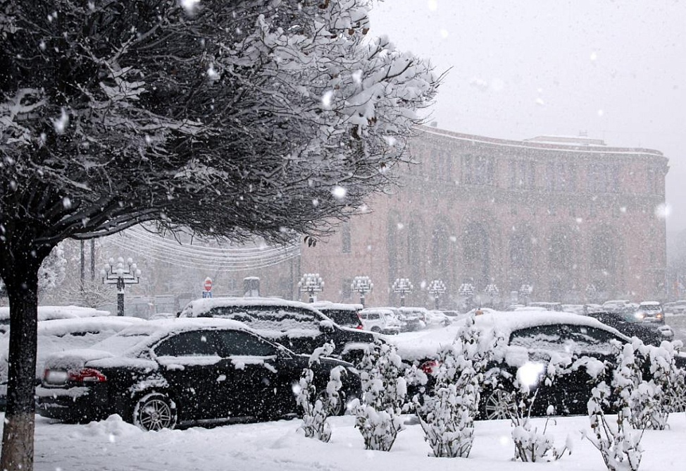 Yerevan municipality used about 200 tons salt on snow removal in Yerevan