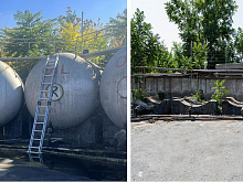 В Ереване закрыли газозаправку и демонтировали нефтегазовое хранилище Mega Trade